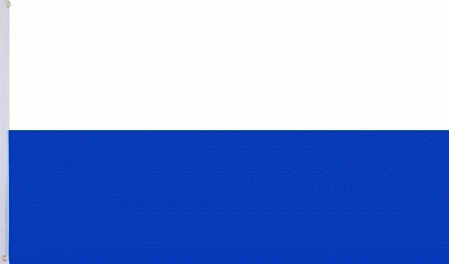 Weiß-Blau (2 Streifen) Flagge 150x250 cm (E)