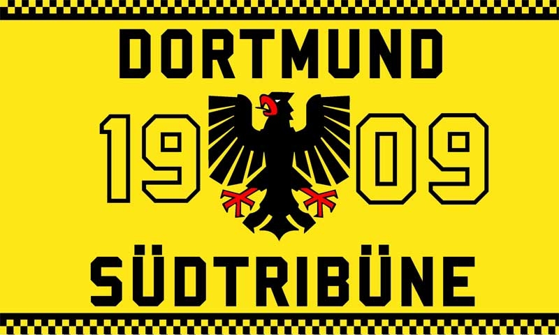 Dortmund Südtribüne Flagge 90x150 cm