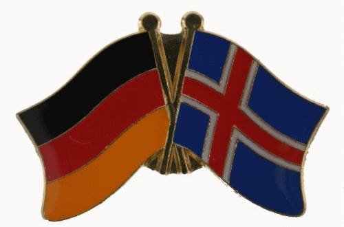 Deutschland / Island Freundschaftspin