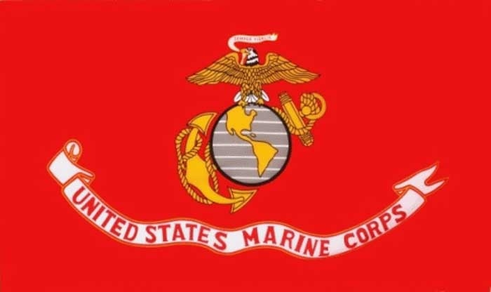 US Marine Corps rotFlagge 90x150 cm Abverkauf
