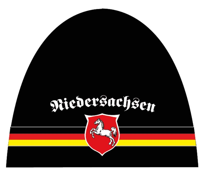 Niedersachsen mit Wappen Strickmütze