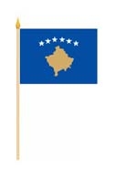 Kosovo Stockflagge 30x45 cm