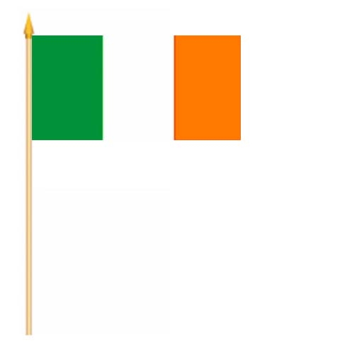 Irland Stockflagge 30x40 cm Abverkauf