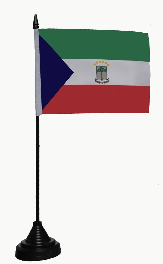Äquatorialguinea (Republik) Tischflagge 10x15 cm