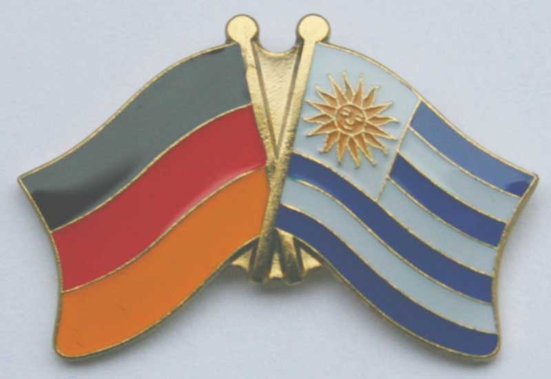 Deutschland / Uruguay Freundschaftspin