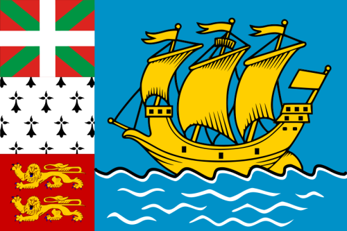 St. Pierre und Miquelon Flagge 90x150 cm