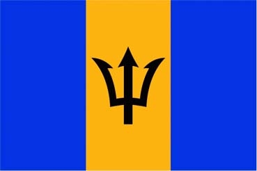 Barbados Aufkleber 8 x 5 cm