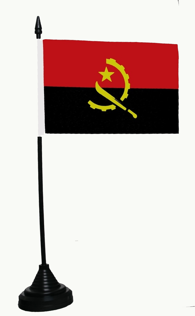 Angola Tischflagge 10x15 cm