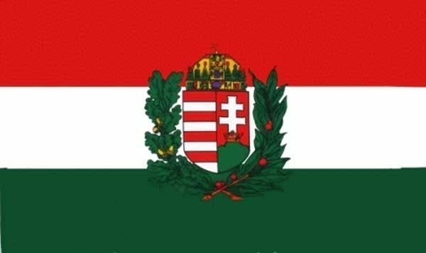 Ungarn mit Wappen Aufnäher / Patch