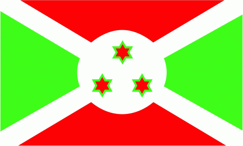 Burundi Flagge 60x90 cm