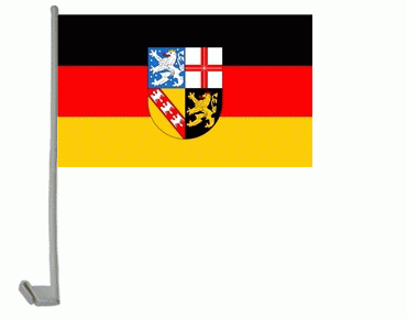 Saarland Autoflagge 30x40 cm