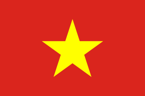 Nord Vietnam Flagge 60x90 cm
