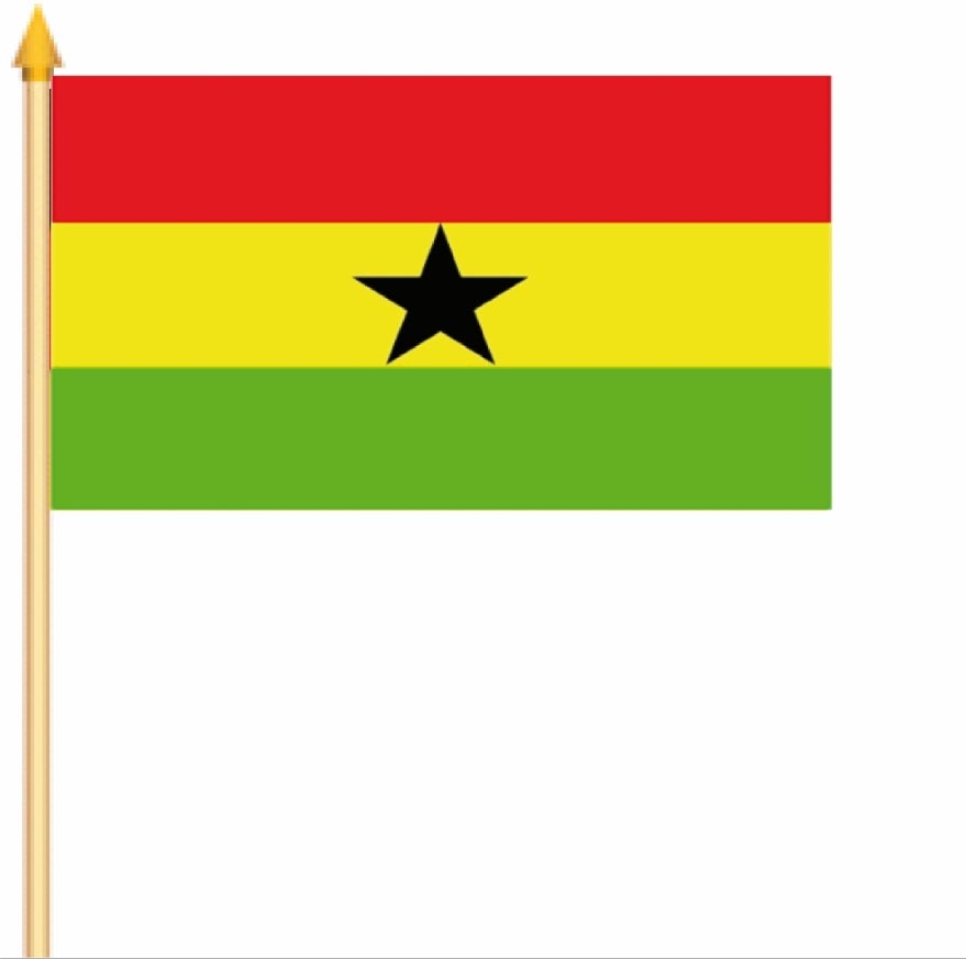 Kamerun Stockflagge 30x45 cm