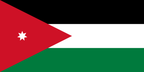 Jordanien Flagge 90x150 cm