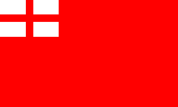 Red Ensign 1620-1707 Flagge 90x150 cm