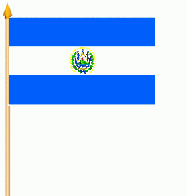 El Salvador Stockflagge 30x45 cm