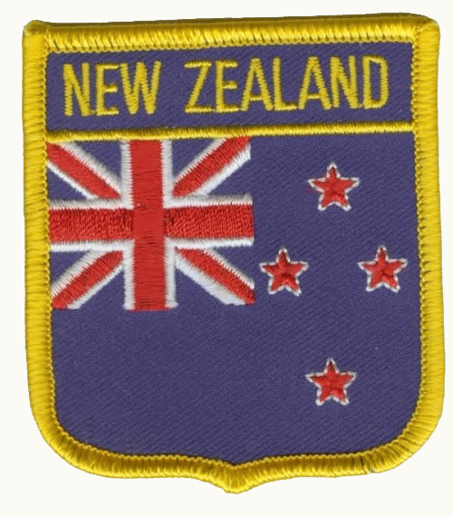 Neuseeland Wappenaufnäher / Patch