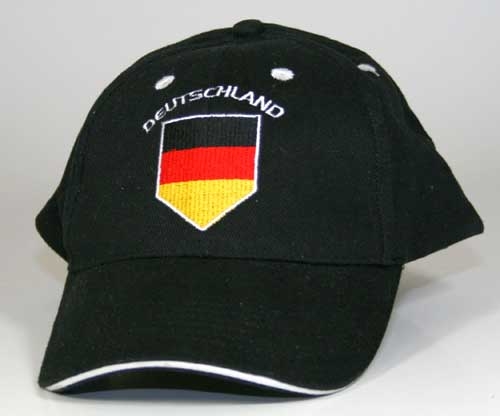 Deutschland schwarz Baseballcap