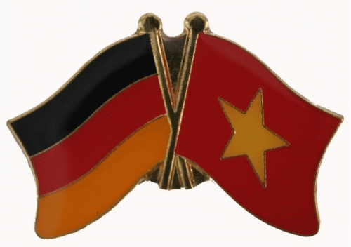 Deutschland / Nord Vietnam Freundschaftspin