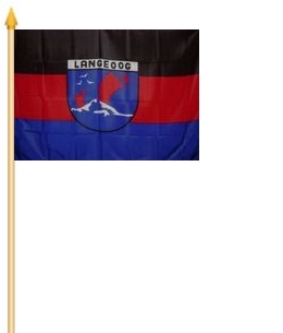 Langeoog Stockflagge 30x40 cm