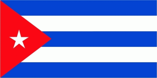 Kuba Flagge 150x250 cm mit 2 Ösen