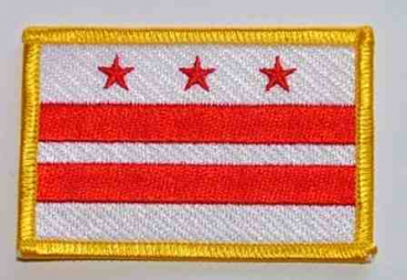 District of Columbia Aufnäher / Patch 8 x 5 cm