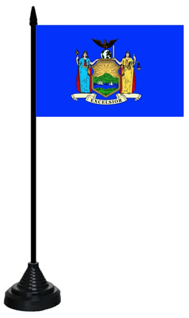 New York Tischflagge 10x15 cm