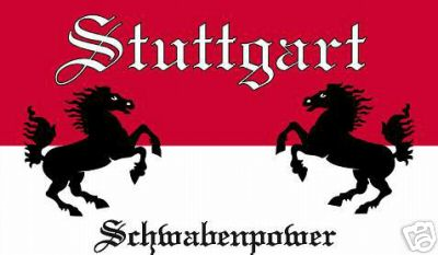 Stuttgart Schwabenpower 2 Flagge 90x150 cm