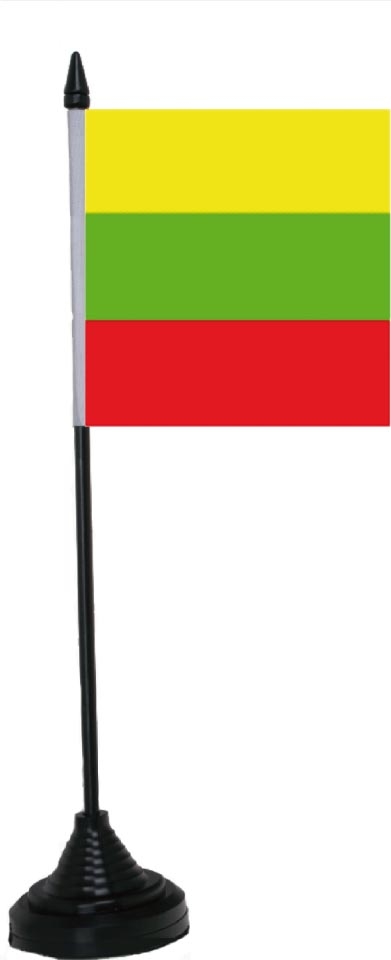 Litauen Tischflagge 10x15 cm
