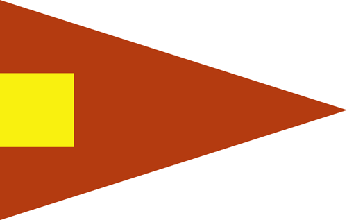 Flaggenalphabet Signalflagge Hilfsstander 4  150x120 cm