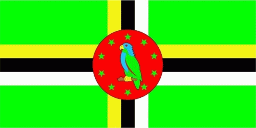 Dominica Flagge 60x90 cm
