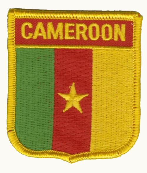 Kamerun Wappenaufnäher / Patch