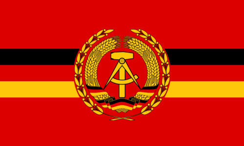DDR Volksmarine rot Flagge 90x150 cm (E)