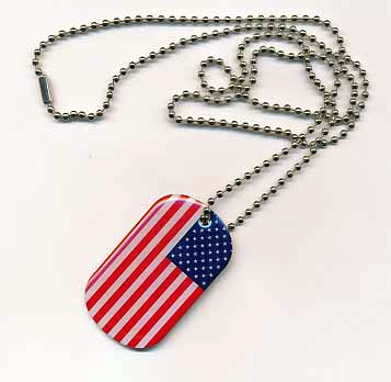 USA Dog Tag 30x50 mm (Erkennungsmarke)