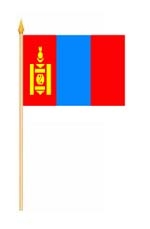 Mongolei Stockflagge 30x45 cm