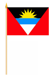 Antigua und Barbuda Stockflagge 30x45 cm
