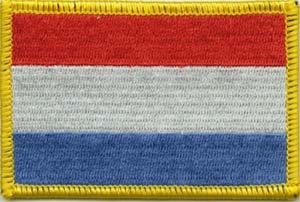 Luxemburg kleine Aufnäher / Patch 4x6 cm