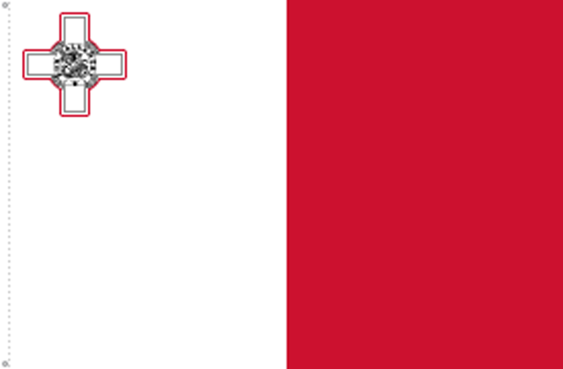 Malta Flagge 90x150 cm
