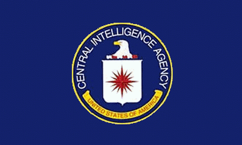 CIA Aufkleber 8 x 5 cm