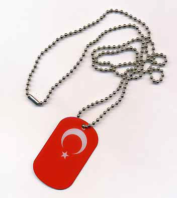 Türkei Dog Tag 30x50 mm (Erkennungsmarke)