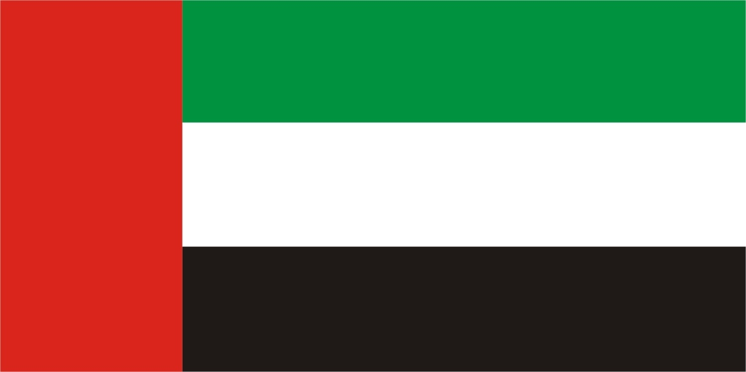 Vereinigte Arabische Emirate Flagge 90x150 cm