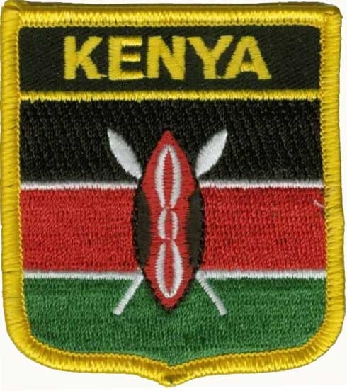 Kenia Wappenaufnäher / Patch
