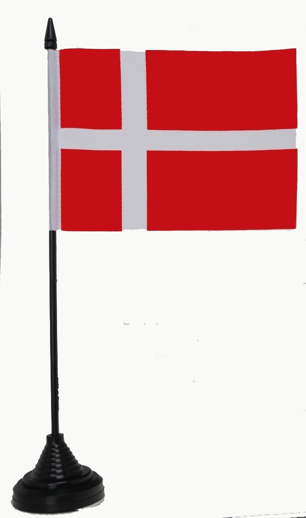 Dänemark Tischflagge 10x15 cm