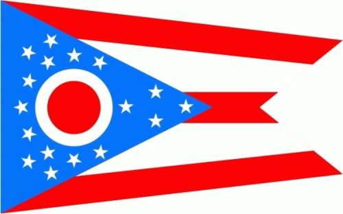 Ohio Flagge 90x150 cm