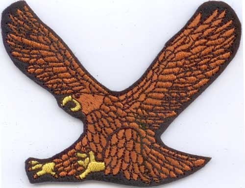 Adler 3 Aufnäher / Patch (9,55 x 7,77 cm)