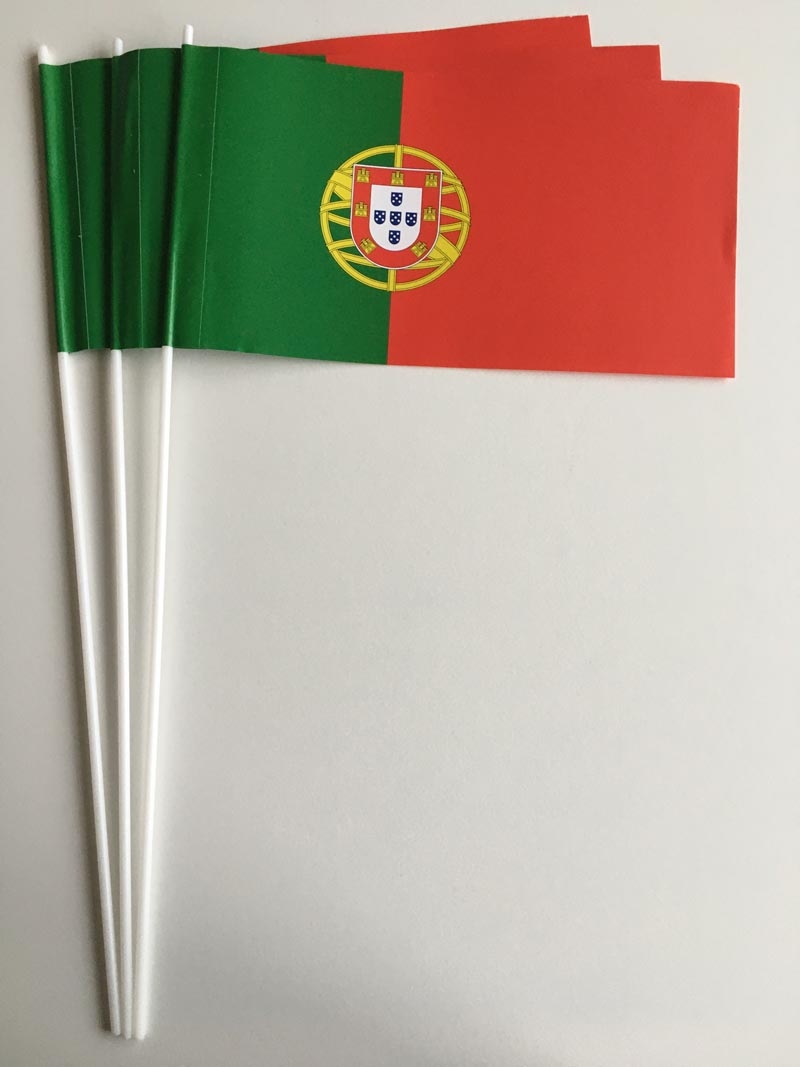 Portugal Papierflagge VPE 50 Stück