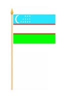 Usbekistan Stockflagge 30x45 cm