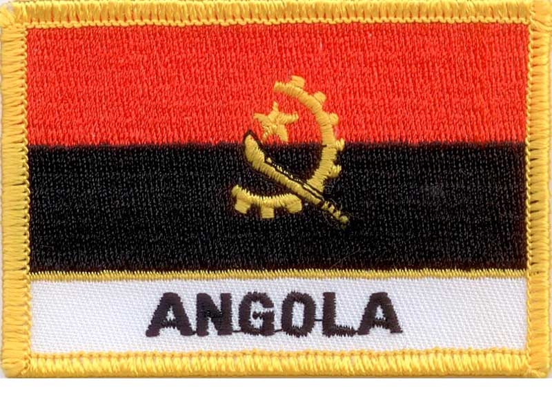 Angola Aufnäher / Patch mit Schrift