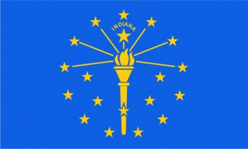Indiana Flagge 90x150 cm