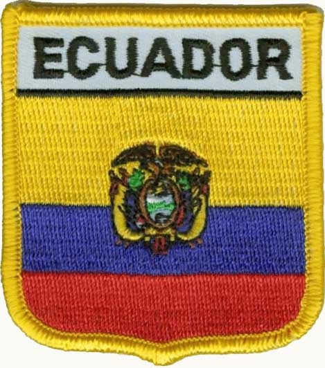 Ecuador Wappenaufnäher / Patch